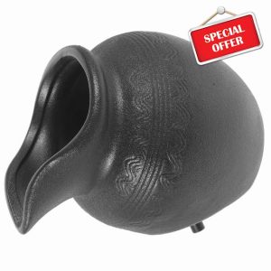 Mipcase Ceramic Fountain Decorative Fountain Decor Fish Bowl Decorations Cascading Indoor Waterfall Courtyard Waterfall Jar Fountain Jar for Garden Ceramics Zen Fish Tank