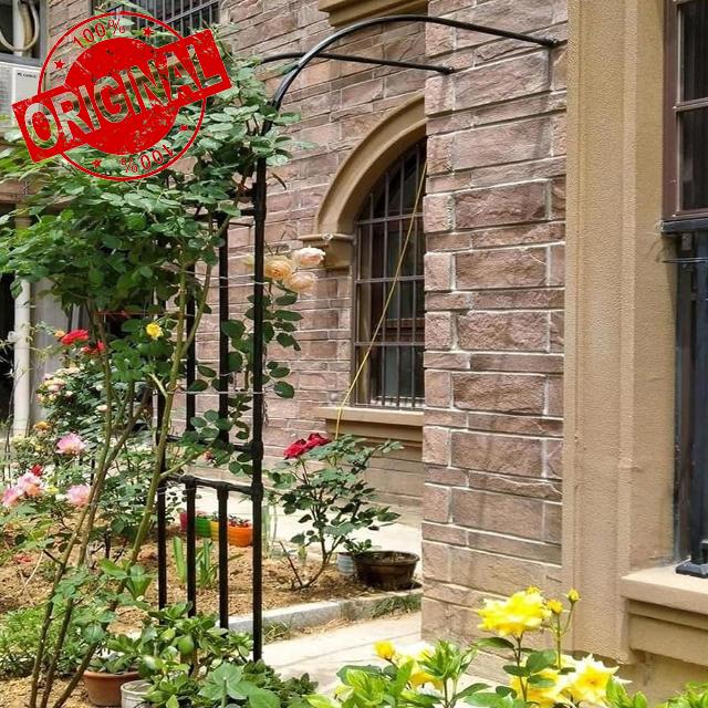 Metal Half-side Arch - Garden Arbor Trellis Wall Mounted Wedding Archway Heavy Duty Steel Support Arches