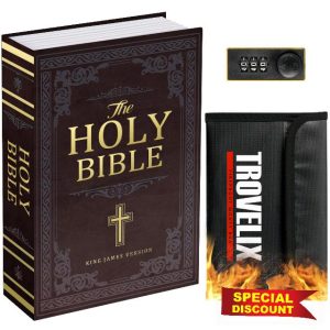 Book Safe with Combination Lock