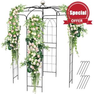 TANGZON Metal Garden Arch