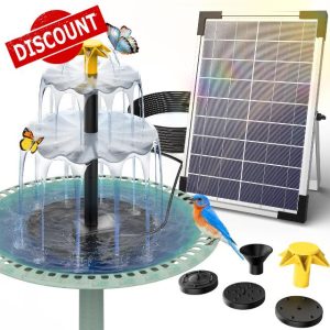 SUJFEE 6W Solar Water Fountain Pump