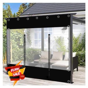 Transparent Waterproof Tarpaulin Side Panels for Gazebo