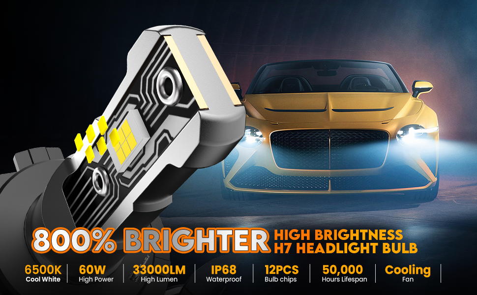 h7 headlight bulb
