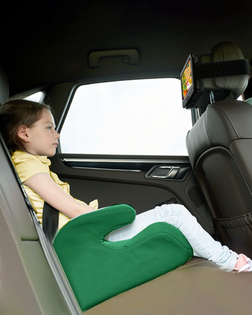 in the car