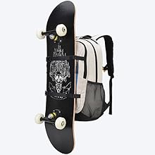 backpack with water bottle