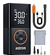AstroAI Tyre Inflator 12V DC Portable Air Compressor, Car Accessories, Auto Tyre Pump 100PSI with...