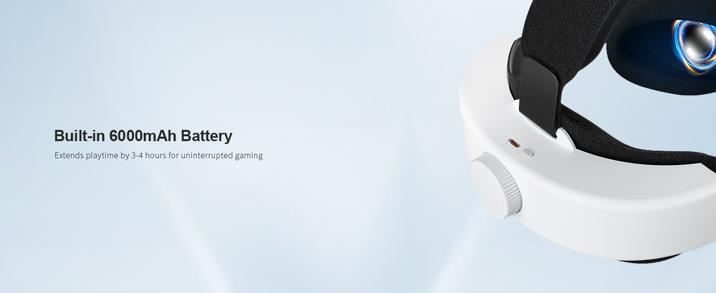 head strap with battery for Meta Quest 2