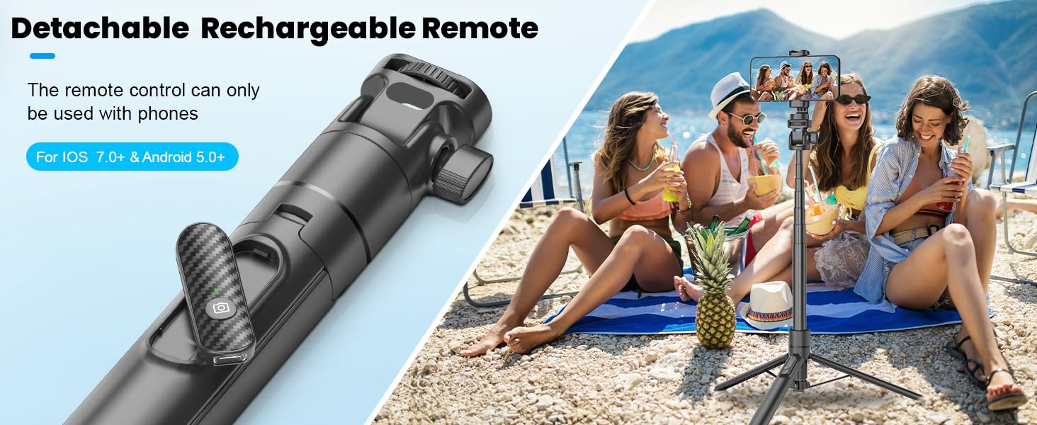 selfie stick with remote