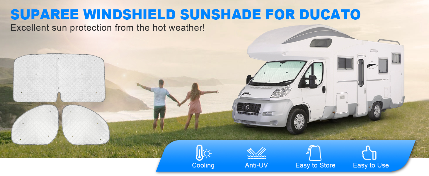 Van Inside Windscreen Sun Shade