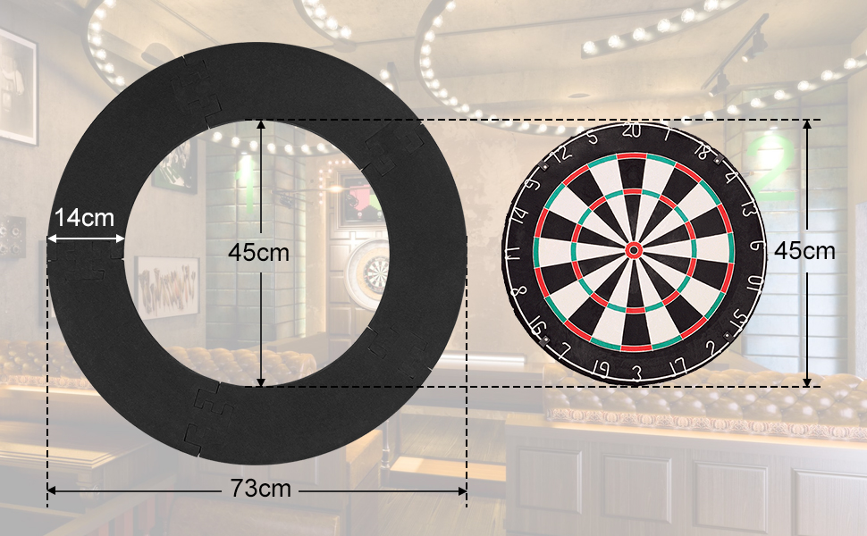 dartboard surround wall protector