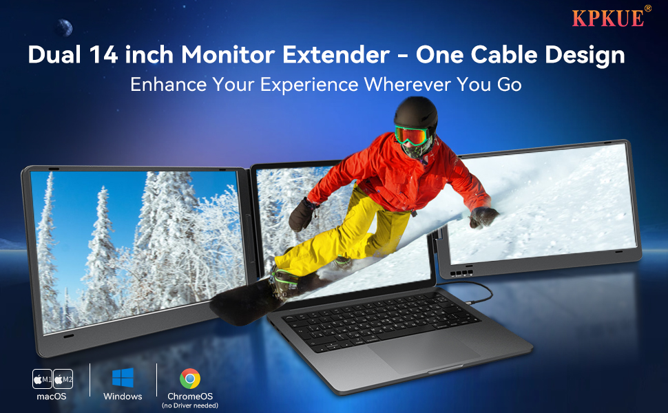 laptop screen extender monitor triple monitor double screen monitor for laptop