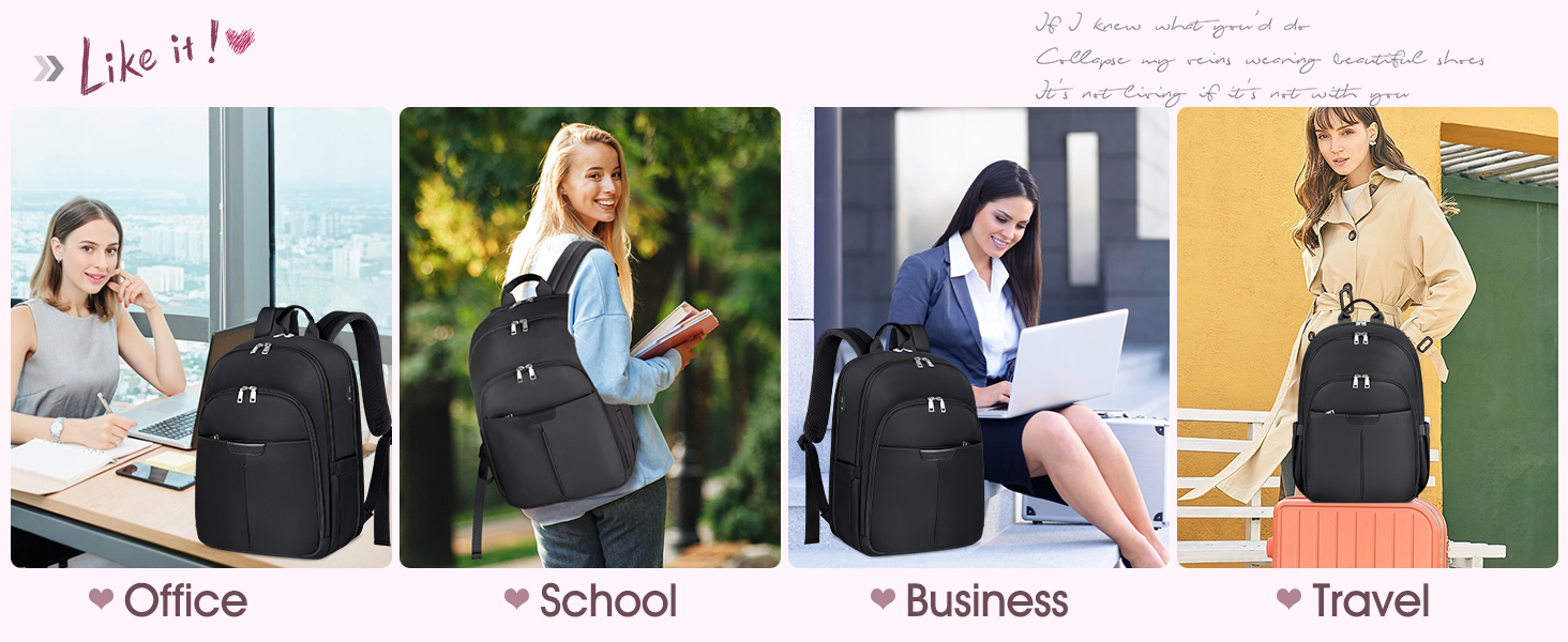 Laptop backpack women