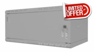 Stalflex Server Rack Data Cabinet STANDARD 19 Inch 4U 350mm - Heavy Duty Steel - Network Equipment Rack & Cabinet - Server Cabinet compatible with Rack Shelf and Rack Rails - Metal Doo