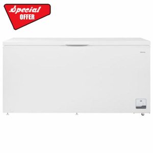 electriQ 700 Litre Chest Freezer - White