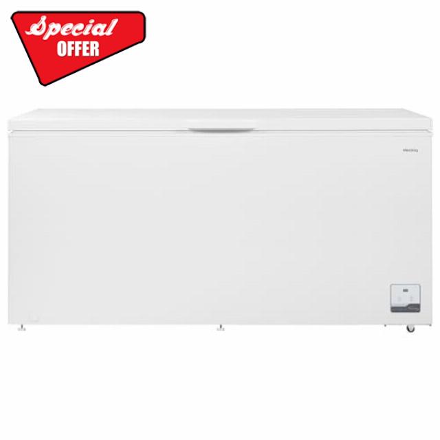 electriQ 700 Litre Chest Freezer - White