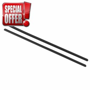 Gintai 2 PCS / 1 Set Bottom Cover Rubber Foot Strips Feet Pad Replacement for Dell XPS 9370 9380 7390 9305 P82G Black