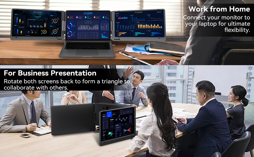 laptop screen extender monitor triple monitor double screen monitor for laptop