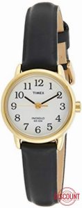 Timex Easy Reader Women's 25 mm Leather Strap Date Window Watch