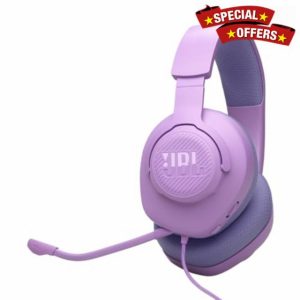 JBL Quantum 100M2 Wired Over-Ear Gaming Headset QuantumSOUND Signature and 3.5 mm Headphone Jack