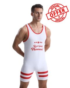 Viisendy Pro Men's Wrestling Singlets Athletic Supporters Sport Bodysuit Sleeveless Training Wrestling Leotards Weightlifting Jumpsuits