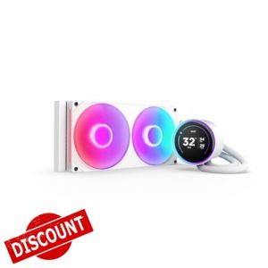 NZXT Kraken Elite 280 RGB - AIO CPU Liquid Cooler - 280mm Radiator - F280 RGB Core Fan - Customizable 2.72" IPS LCD Turbine Pump - Intel® LGA 1700