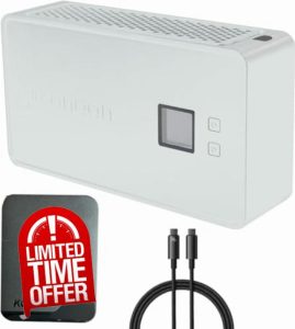 Canaan Avalon Nano 3 Bitcoin Miner 4Th/s 140W Home Super Quiet BTC Asic Miner Include PSU (White)