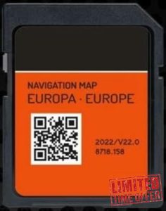 Europe v22 2022 GPS SD Card Compatible with Mercedes Becker Map Pilo