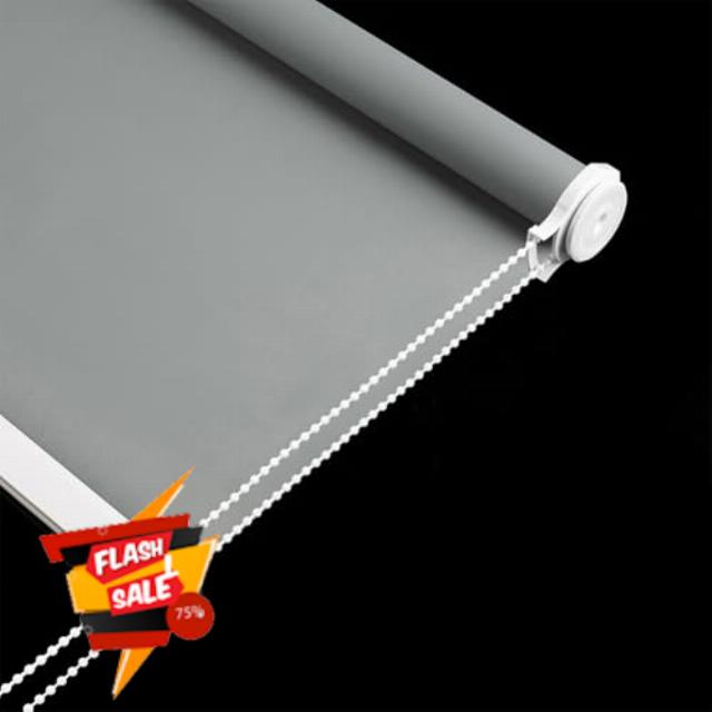 No Drilling Roller Blind Window Blackout Curtain