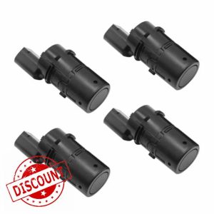 Hoypeyfiy 4Pcs YDB500301 Car PDC Parking Sensor Reverse Backup Parking Sensor Replacement for Land Rover Discovery 3 2003-2008 Freelander 2005-2010 Replacement for Jaguar S Type 2000-2008