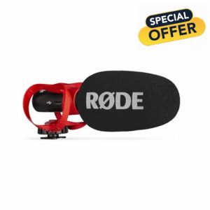 RØDE VideoMic GO II Ultra-compact On-camera Shotgun Microphone with both 3.5mm and USB Outputs for Filmmaking