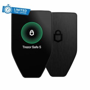 Trezor Safe 5 - Crypto Hardware Wallet with Secure Element & Passphrase