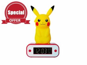 Teknofun Pokemon - Pikachu Licht - Wecker - Gelb