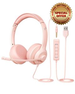 EAGLEND USB Headset with Microphone for PC