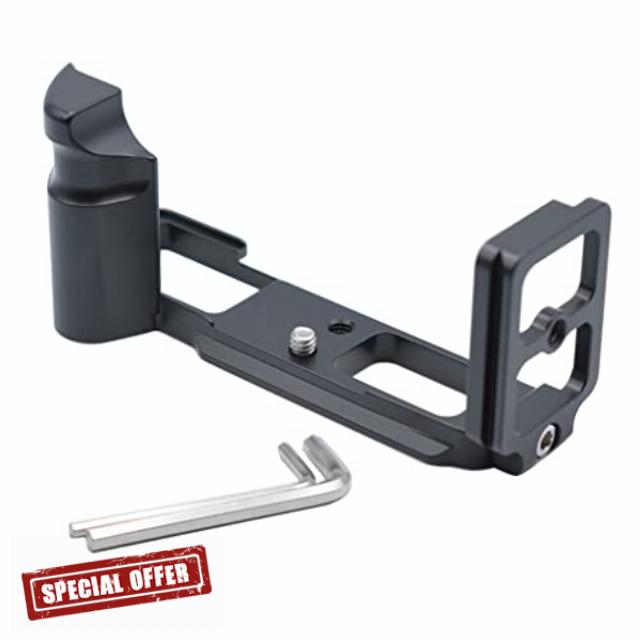 Camera Plate PEN F Upgrade Version Aluminum Alloy Camera L Bracket Black/Silve