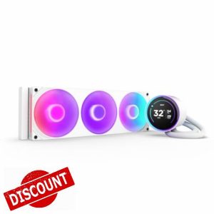 NZXT Kraken Elite 360 RGB - AIO CPU Liquid Cooler - 360mm Radiator - F360 RGB Core Fan - Customizable 2.72" IPS LCD Turbine Pump - Intel® LGA 1700