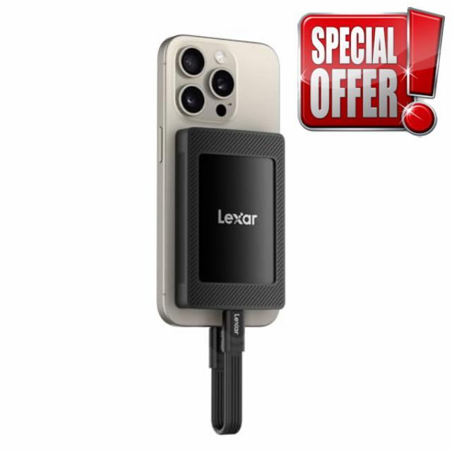 Lexar SL500M 2TB External SSD with Magnetic Set
