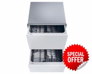 Haier Series 6 XDD 66E5LS-80 Fully Integrated Double Drawer Dishwasher