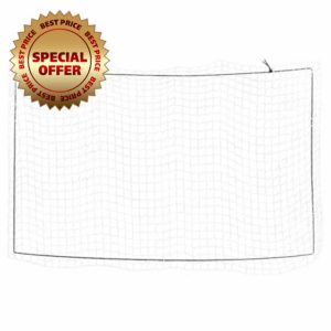 idaXL Trailer Net with Elastic Rope - 4 x 2.5 m White Polypropylene Cargo Truck Bed Mesh UV-Resistant Weatherproof for Trailers Trucks SUVs Roof Racks