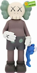 Wahahay Action Kawed Figure Collectible Ornaments Bedroom Decoration Multiple Colour 30cm/11.8inch Trendy Dolls Sesame Street KAWS 3 Tibia Dolls Dolls Hand Puppet Ornament Model-B (C)