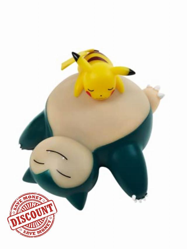 TEKNOFUN Light-up 3D Figure Snorlax and Pikachu
