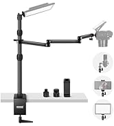 NEEWER Overhead Camera Mount for Shooting from Top to Bottom, Steel Tabletop, Multiple Mounting P...