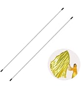 Baisdan 4 Piece Flex Rods, 35 in Worship Flags Bendable Flexible Sticks for Worship and Praise Fl...