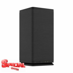 Fractal Design Mood Black PC Case - Sleek Fabric Design