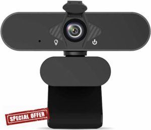 1080p Webcam for PC with Microphone