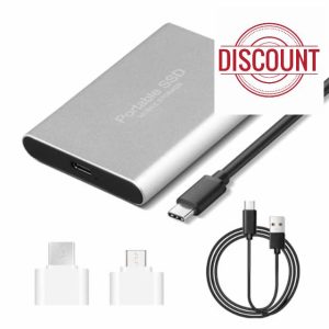 VoliVeeta External Hard Drive Withsuper Fast Transfer Speed,large Capacity (2tb) Portable Hard Drive,External Hard Drive Usb C Suitable For Computer Tablets Mobile Phone And Other Devices