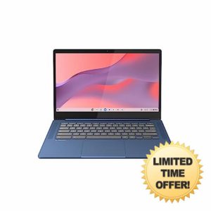 Lenovo IdeaPad Slim 3 Chromebook | 14 Inch FHD Laptop | MediaTek Kompanio 520 | 4GB RAM | 64GB eMMC | Chrome OS | Abyss Blue