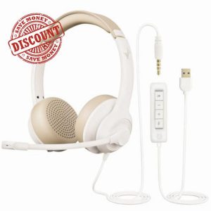 EAGLEND USB Headset with Mic for PC