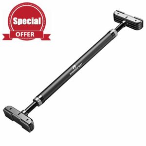 RHINOSPORT Door Pull Up Bar Doorway Chin Up Bar from 72-95 cm (28.3in-37.4in) Workout Equipment No Screws