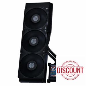 Lian Li Hydroshift 360 AIO- Pre-installed 3 x 28MM fans - Side-mounted coolant pathway - 2.88” LCD Screen - 480 × 480 Resolution - Captured screenshots or recorded videos -Black (HSLCD36SB)