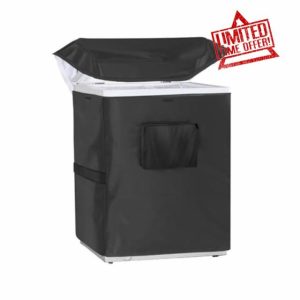 Chest Freezer Cover | Outdoor Freezer Cover Waterproof | Refrigerator Cover | Outdoor or Indoor Fridge Freezer Cover | Freezer Cover Protector (58x56x86cm)